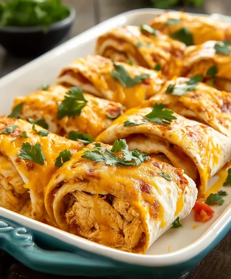 Easy Chicken Enchilada Roll Ups – Quick & Delicious