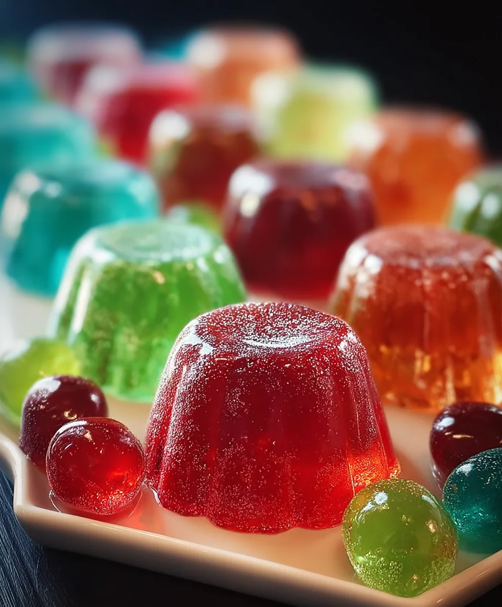 Boozy Jello Candy Melts - Fun Non-Non-Non-Alcoholic Alternativeic Treats