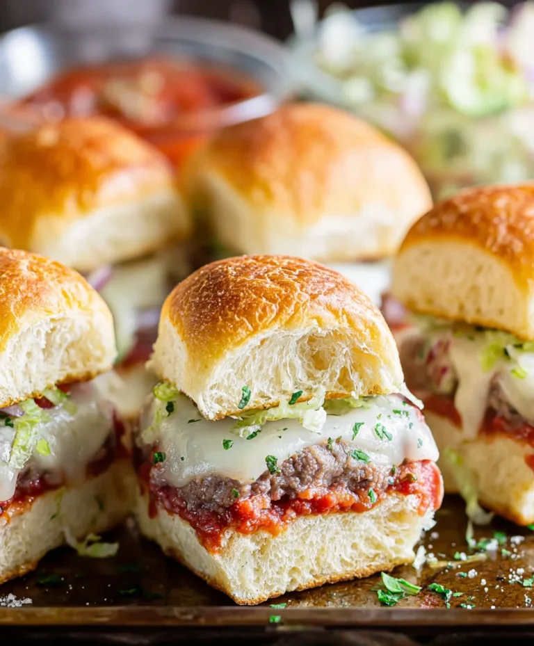 Italian Beef Grinder Sliders- Easy Party Bites