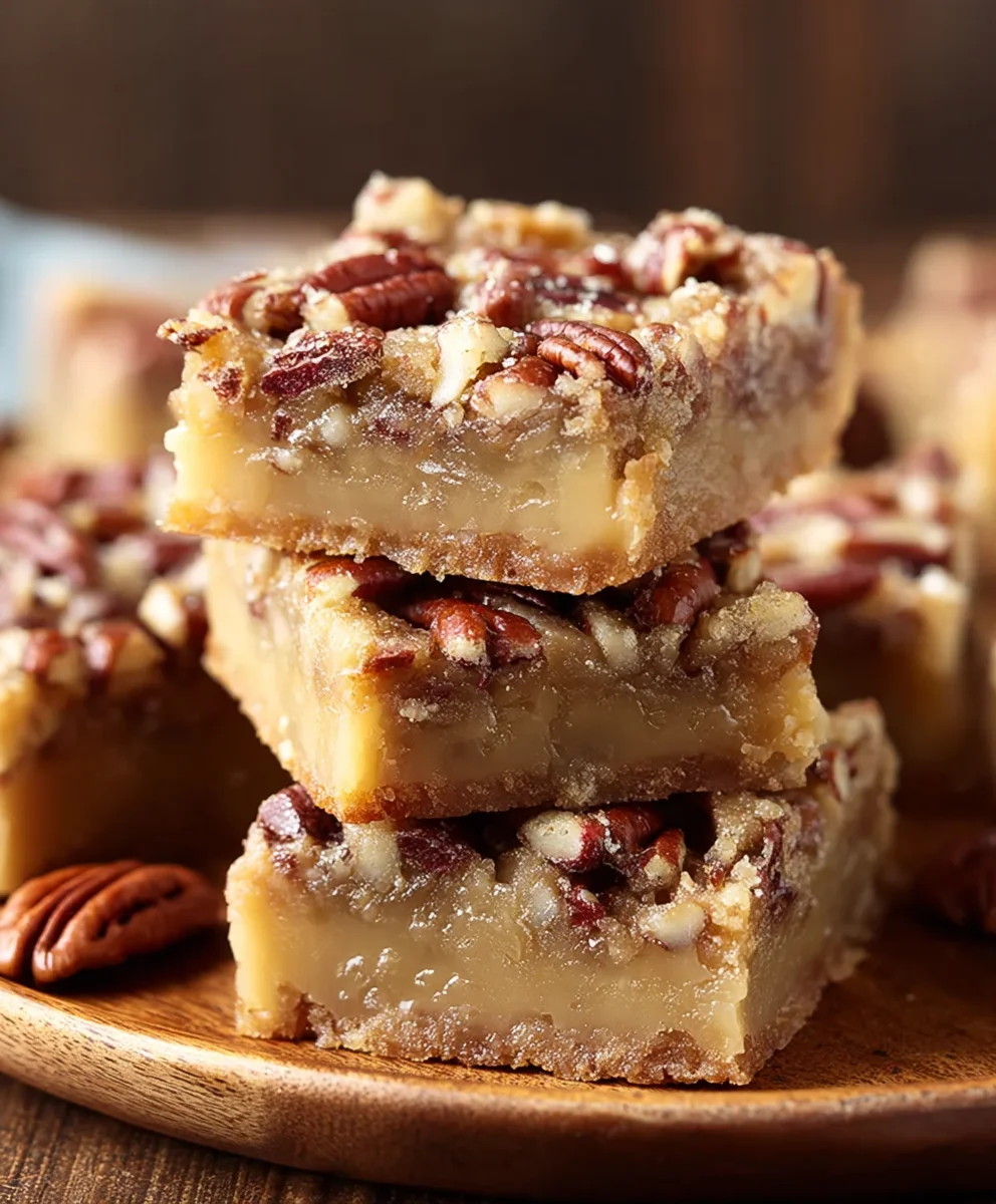 Carolina Pecan Bars-Sweet Nutty Delight