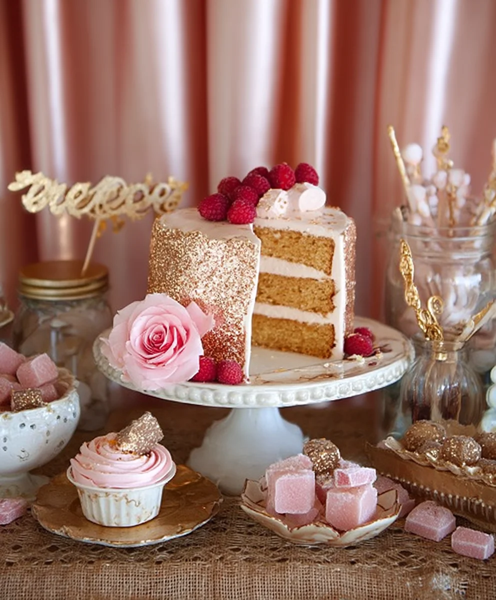 Vintage Wedding Dessert Table Ideas-Sweet Elegance