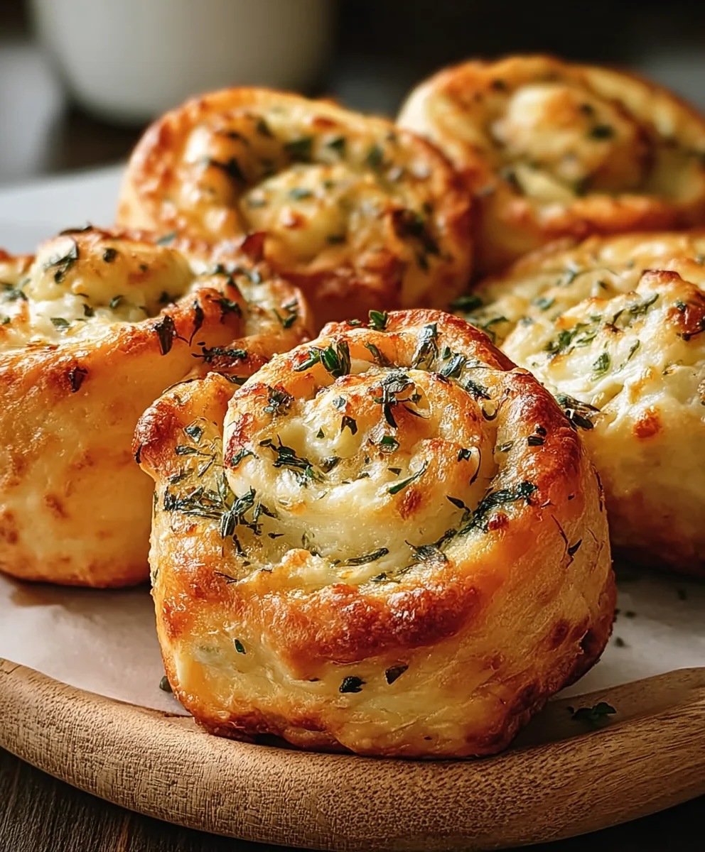 Sourdough Herb Cheese Rolls-Flavorful & Easy Bake