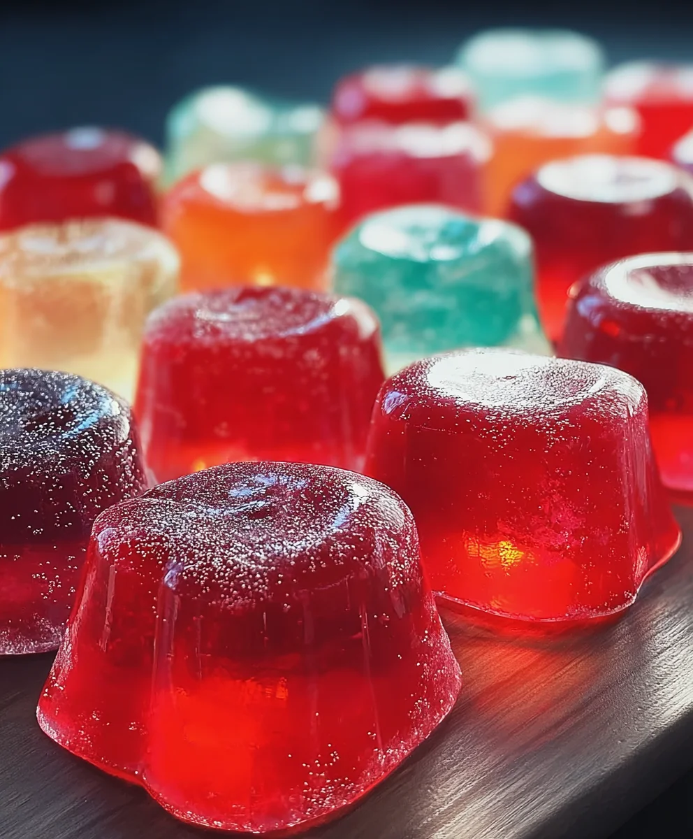 Boozy Jello Candy Melts - Fun Non-Non-Non-Alcoholic Alternativeic Treats
