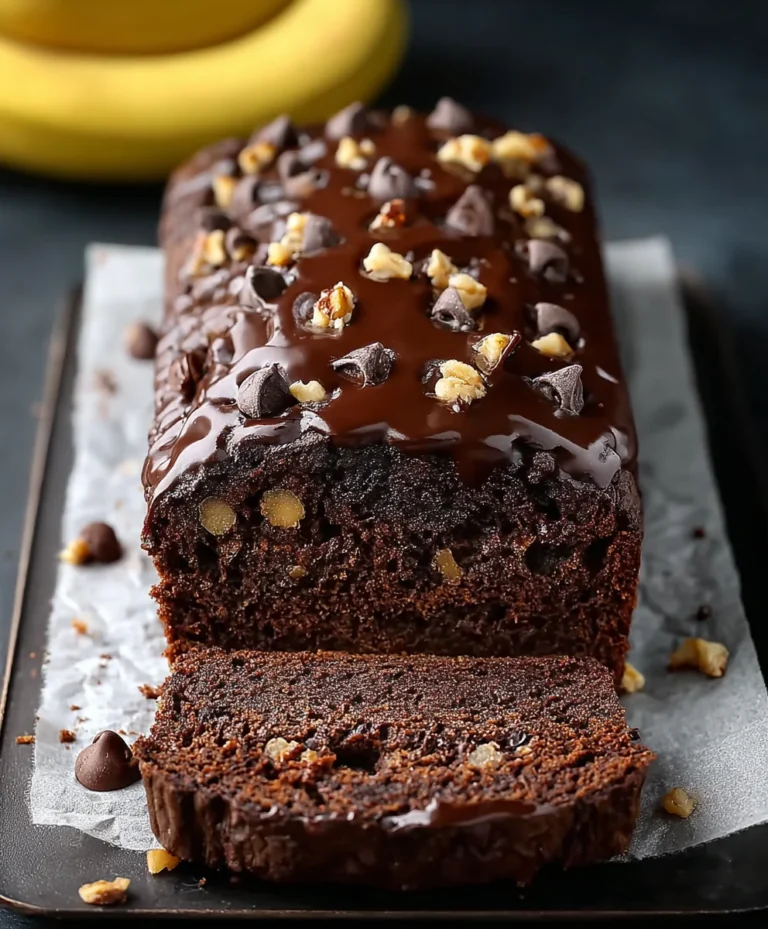 Healthy Chocolate Banana Bread – Guilt-Free Treat