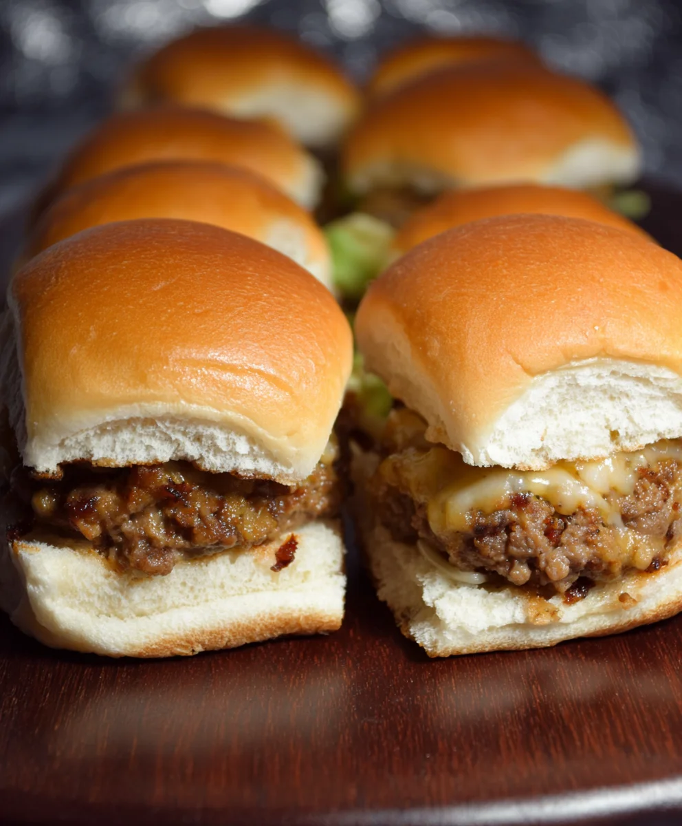 Easy Beef & Cheese Sliders - Flavor Bomb!