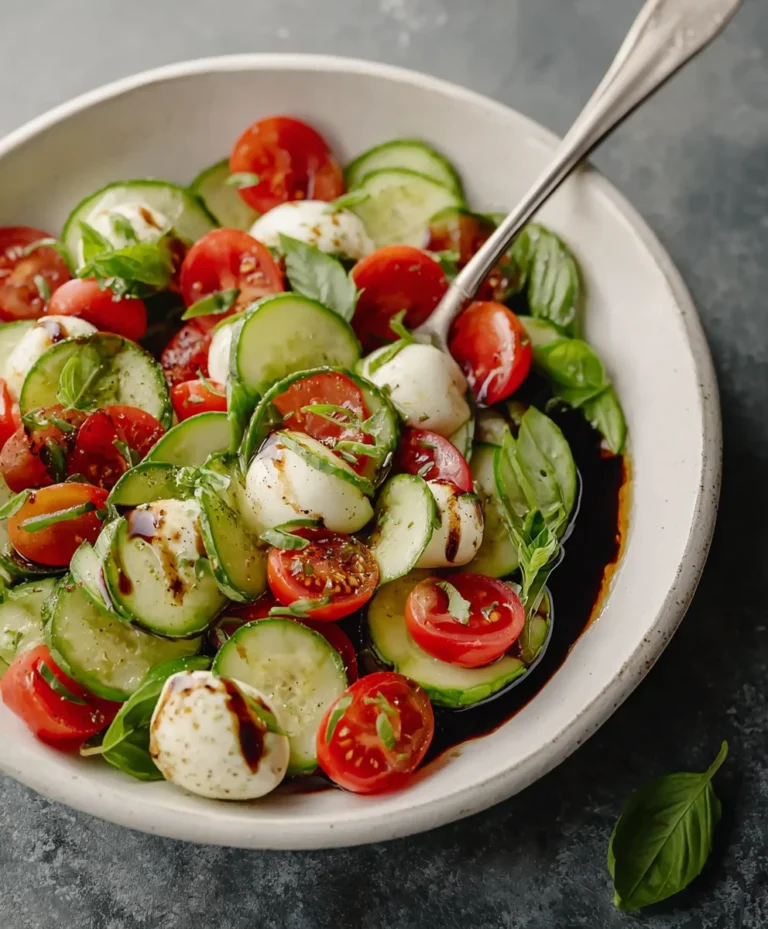 Cucumber Caprese Salad Recipe – Fresh & Easy