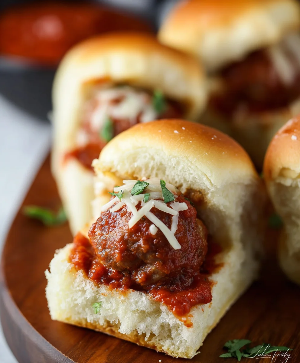 Juicy Beef Meatball Sliders-Easy & Delicious Recipe