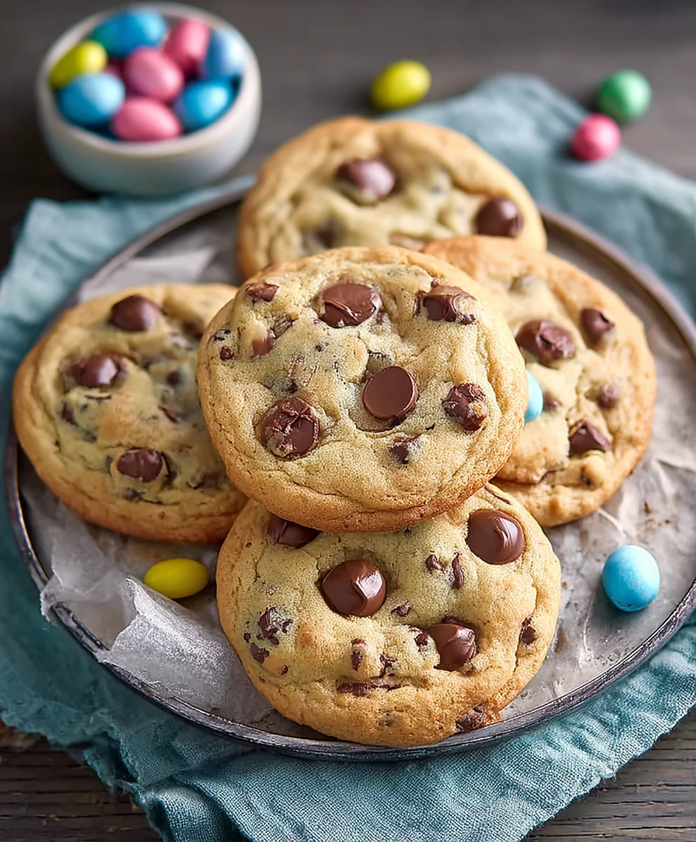 Easter Chocolate Chip Cookies - Delicious Spring Treat