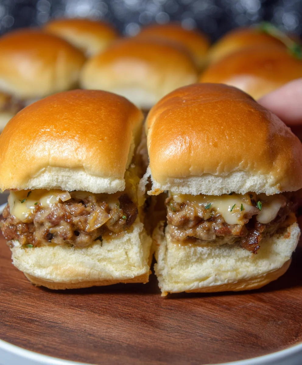 Easy Beef & Cheese Sliders - Flavor Bomb!