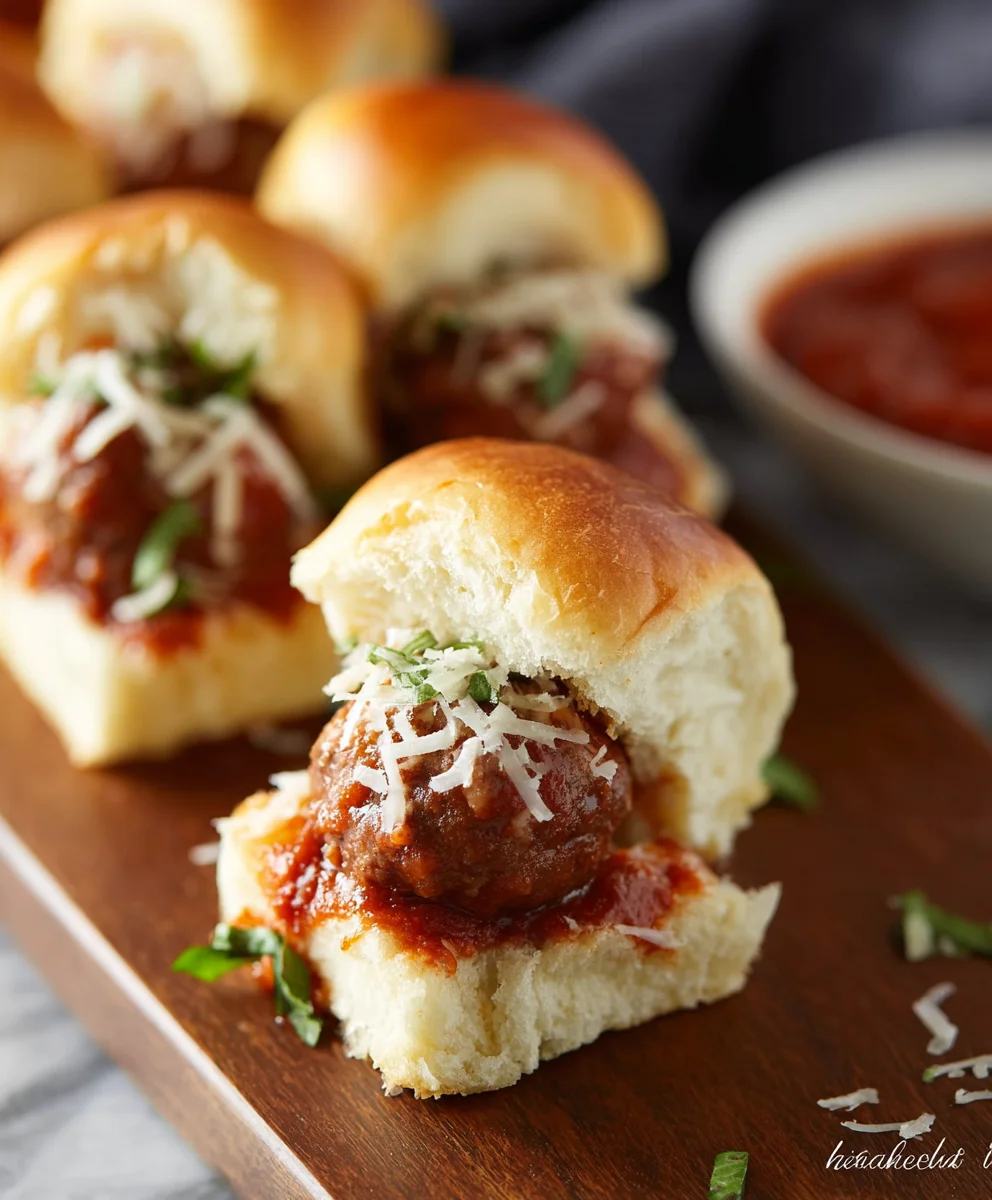 Juicy Beef Meatball Sliders-Easy & Delicious Recipe