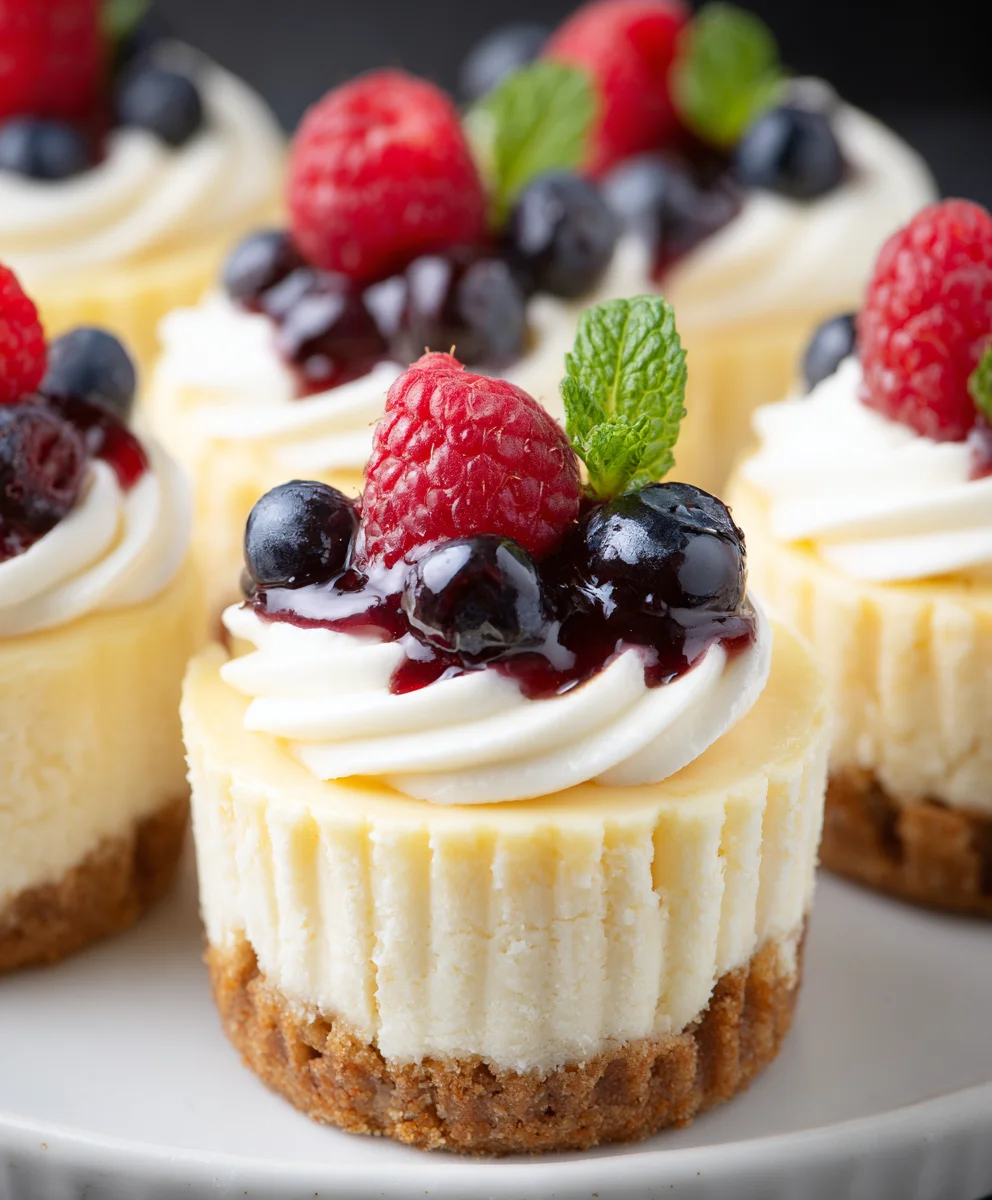 Best Mini Cheesecakes-Rich Creamy Dessert Recipe