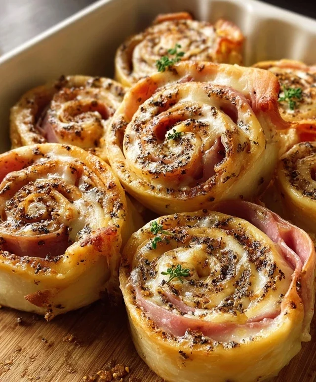 Beef Beef Ham and Cheese Pinwheels