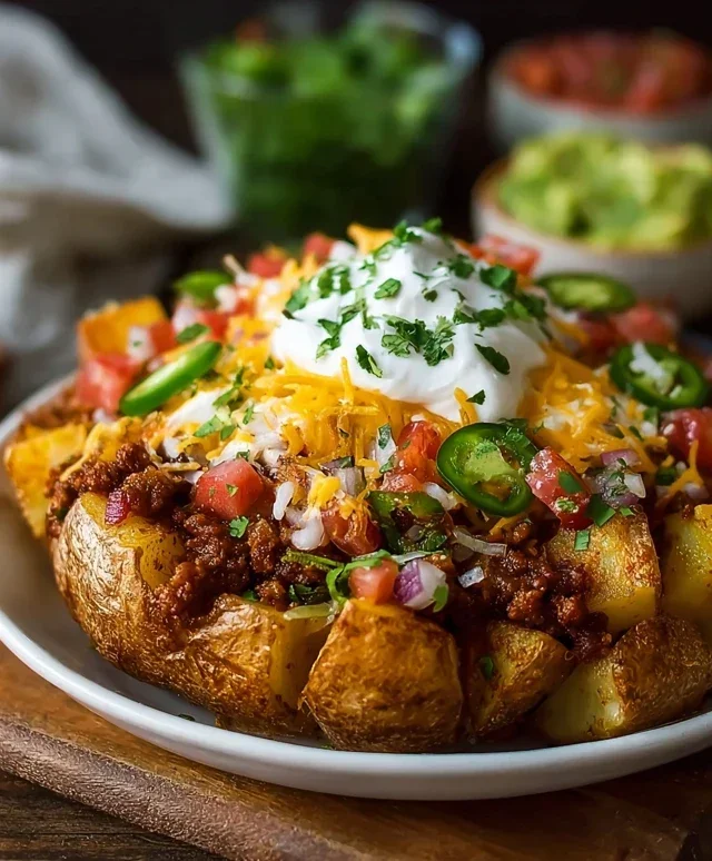 Loaded Potato Taco Bowl