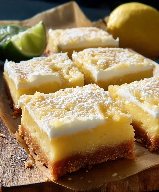 Tangy citrus dessert squares