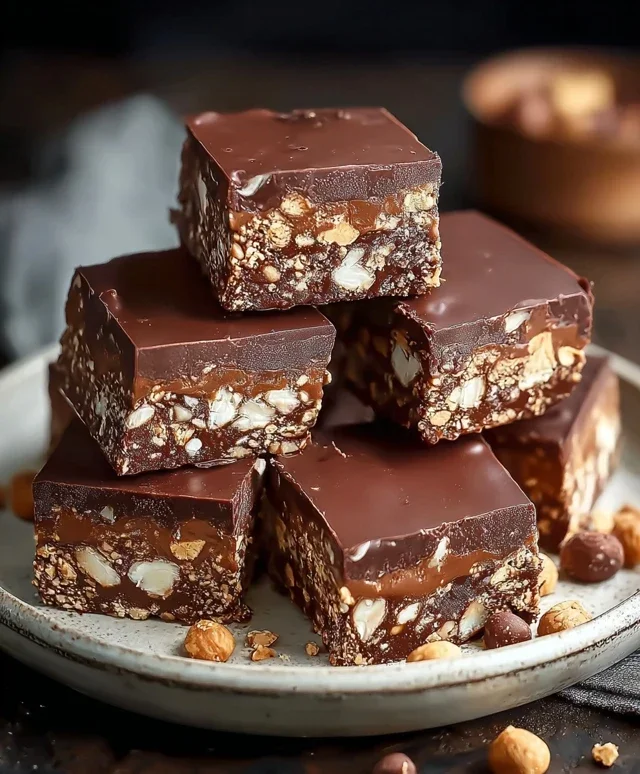 No-Bake Chocolate Biscuit Bars