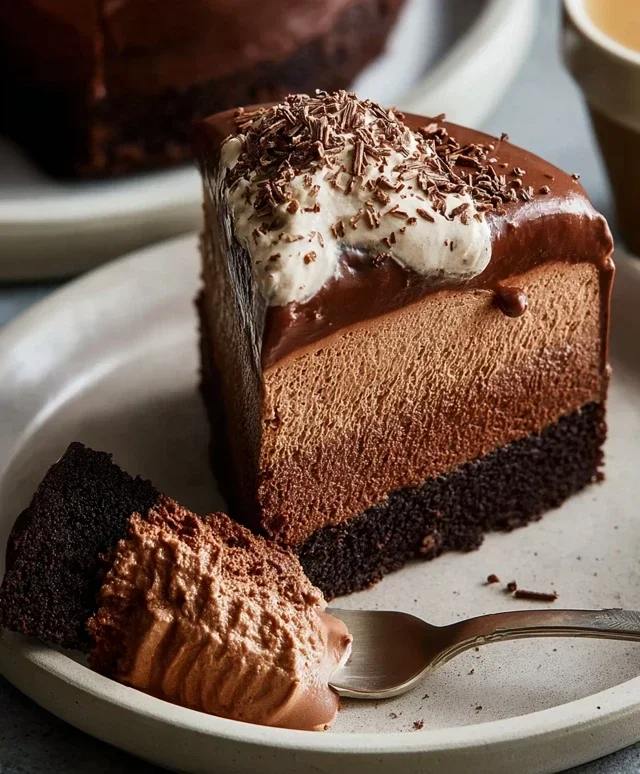 Vegan Chocolate Mousse Cake