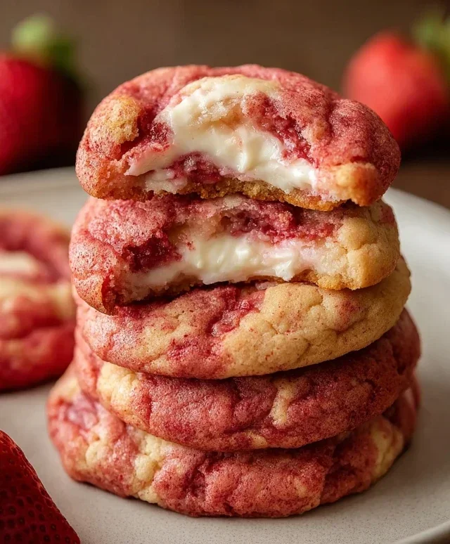 Strawberry Cheesecake Cookie