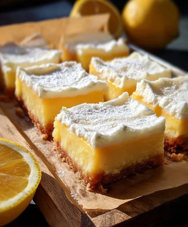 Tangy citrus dessert squares