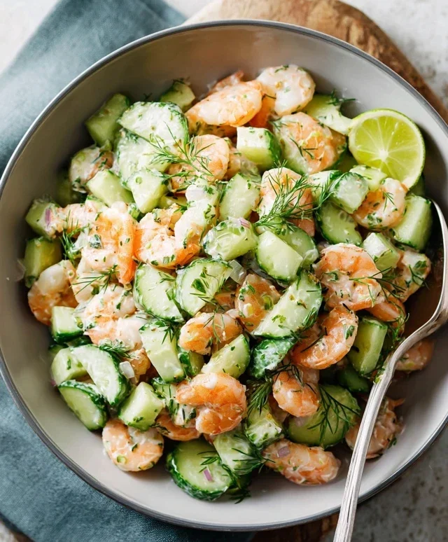 Cucumber Shrimp Salad