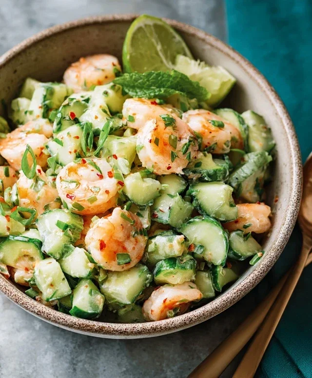Cucumber Shrimp Salad