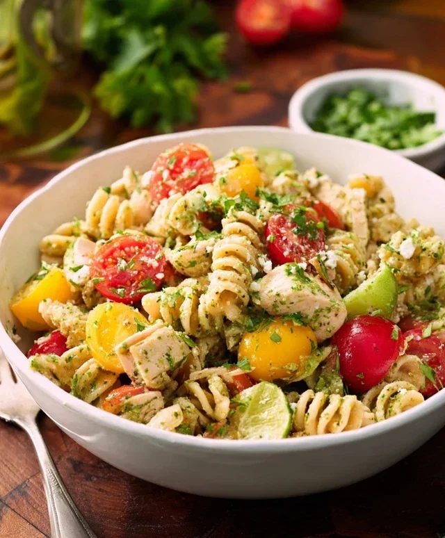 Cilantro Lime Pasta Salad