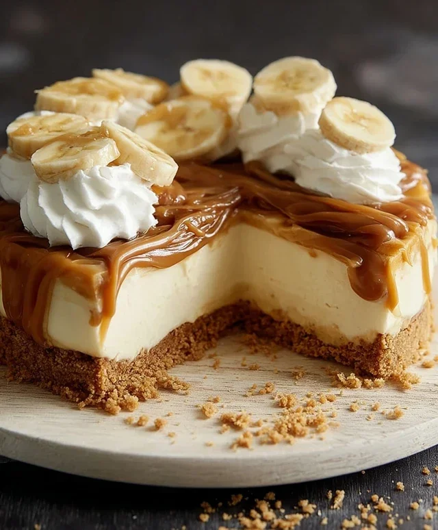 No-Bake Banoffee Cheesecake