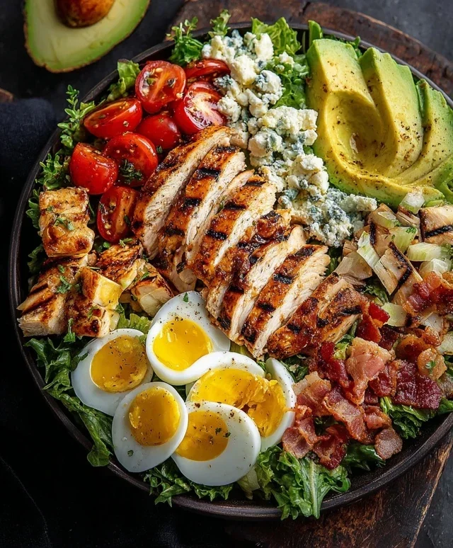 Pnon-non-non-alcoholic alternativeic non-alcoholic aleo Grilled Chicken Cobb Salad
