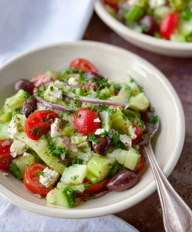 Mediterranean Celery Salad
