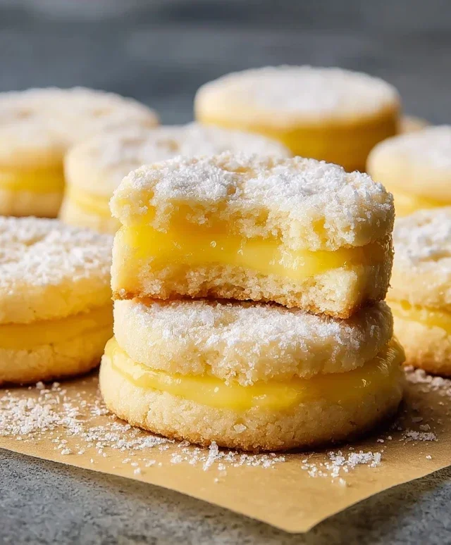 Lemon Bar Butter Cookies