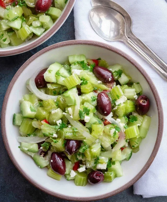Mediterranean Celery Salad