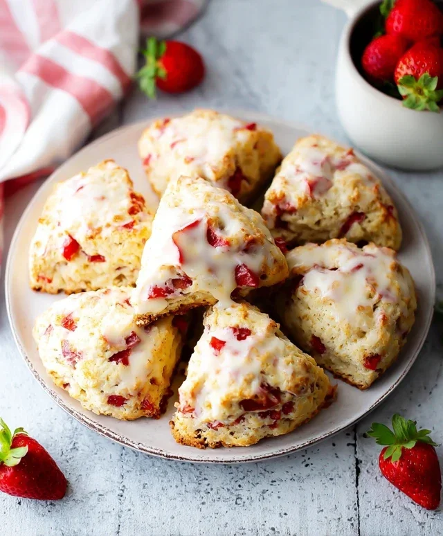 Strawberry Scones