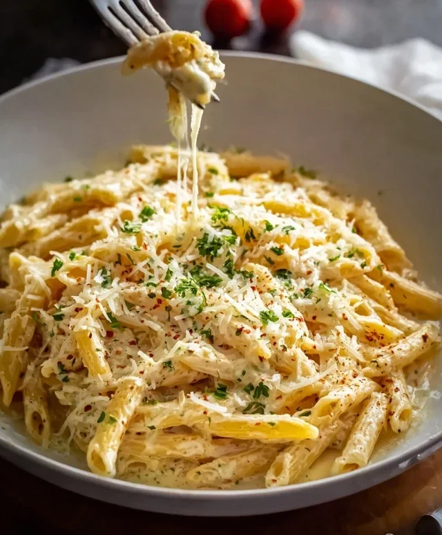 One Pot Creamy Garlic Pasta (Just 20 Minutes!)
