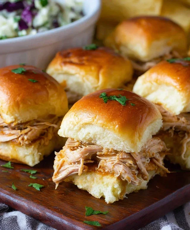Crock Pot Mississippi Chicken Sliders