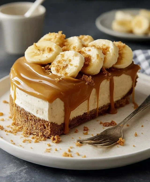 No-Bake Banoffee Cheesecake