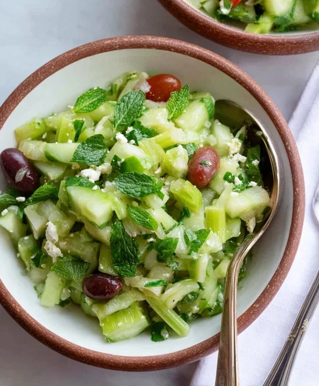Mediterranean Celery Salad