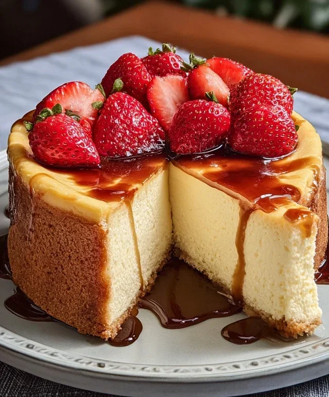 Cheesecake with Pound Cake Center