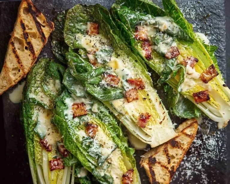 Grilled Romaine Caesar Salad Recipe