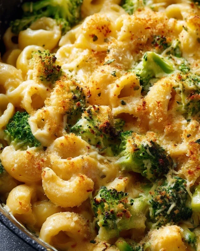 One Pot Healthy Broccoli Mac and Cheese