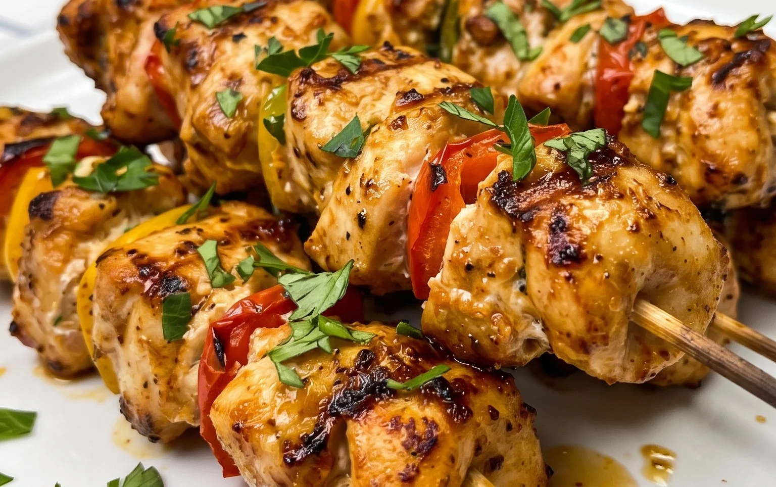 Air Fryer Chicken Skewers (VIDEO)