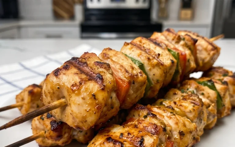 Air Fryer Chicken Skewers (VIDEO)