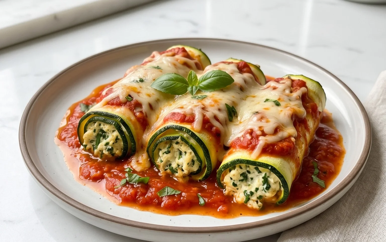 Vegan Zucchini Rollatini