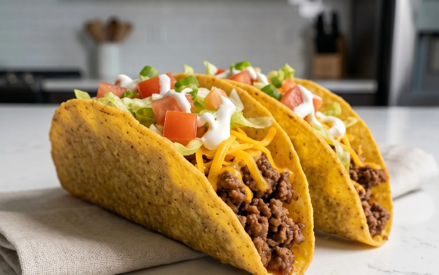 Crispy Ground Beef Tacos