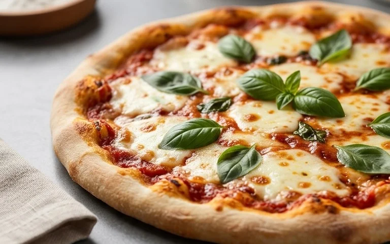 An excellent No Yeast Pizza Dough - quick easy homemade pizza!