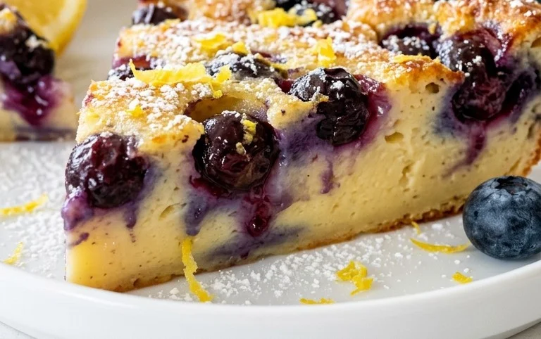 Lemon Blueberry Clafoutis