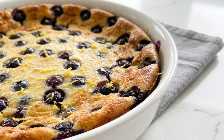 Lemon Blueberry Clafoutis
