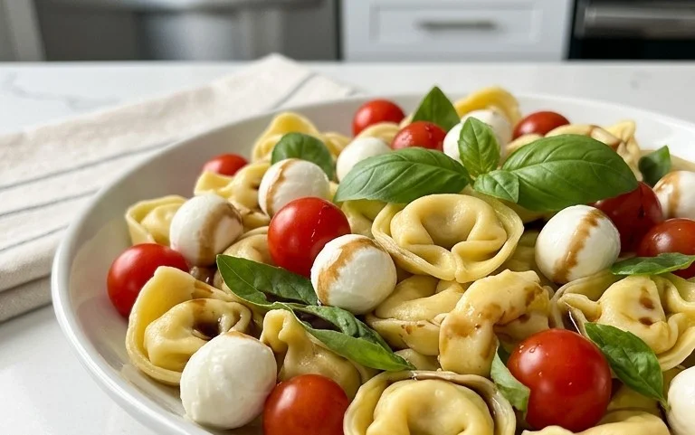 Tortellini Caprese Salad