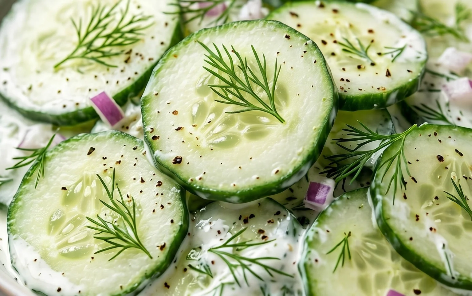 Polish Cucumber Salad