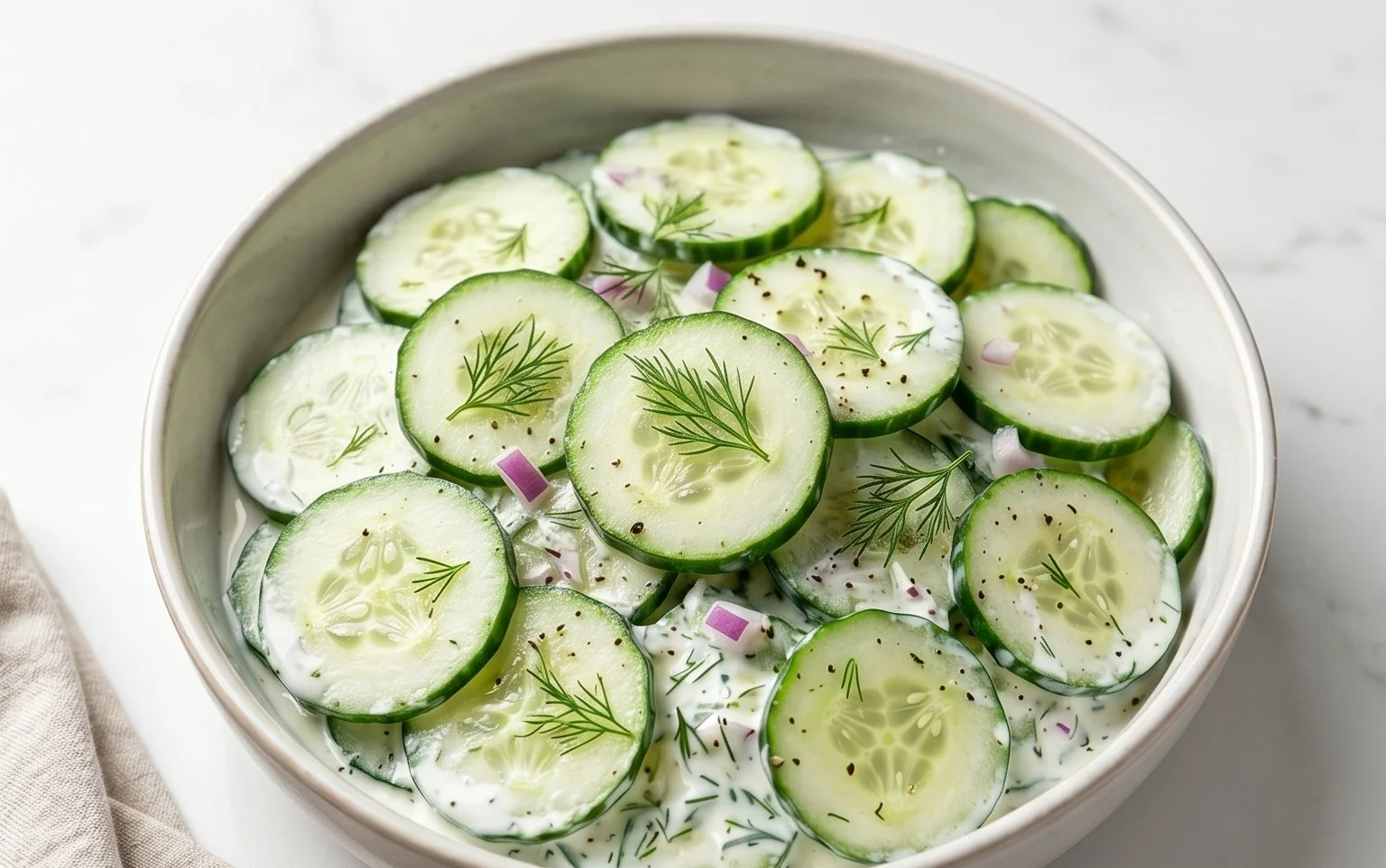 Polish Cucumber Salad
