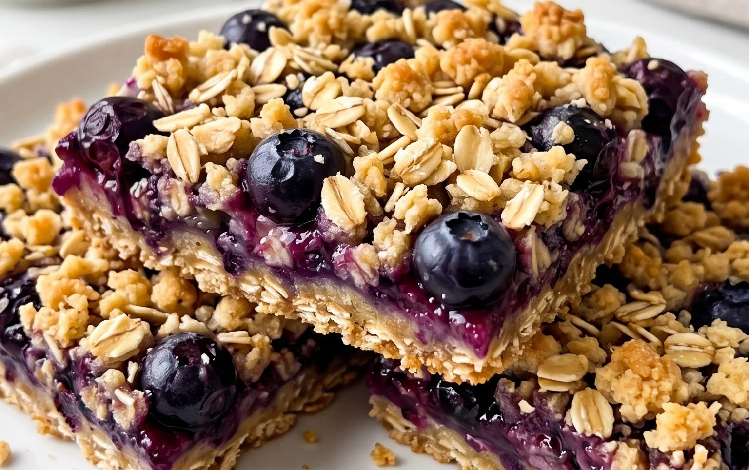 Blueberry Oatmeal Bars