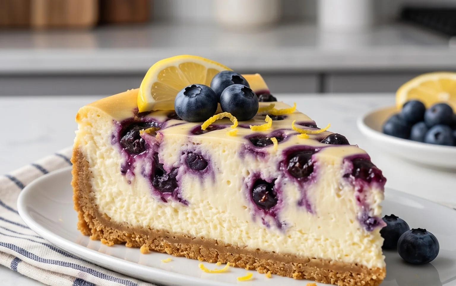 Lemon Blueberry Cheesecake